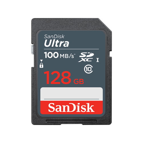 SANDISK ULTRA 128GB SDXC - MEMORY CARD 100MB/S