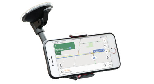 UNVIERSAL CAR FLEXIBLE SUCTION - MOUNT WITH SMARTPHONE CLIP