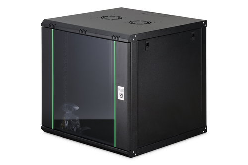 WALL MOUNTING CABINET 600X600MM - 12U DYNAMIC 638X600X600MM BLACK