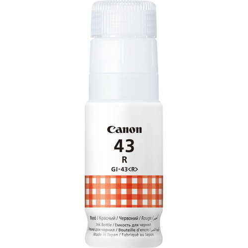 GI-43 R EMB RED INK BOTTLE - .