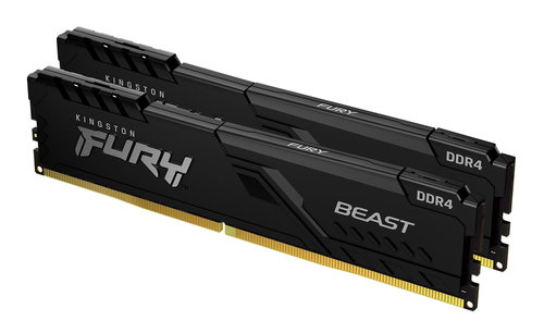 32GB DDR4-3200MHZ CL16 DIMM - (KIT OF 2) 1GX8 FURY BEAST BLACK