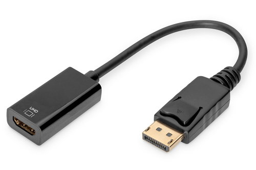 DP - HDMI CABLE 0.2M BLACK DP - - HDMI TYPE A M/F HDMI 2.0