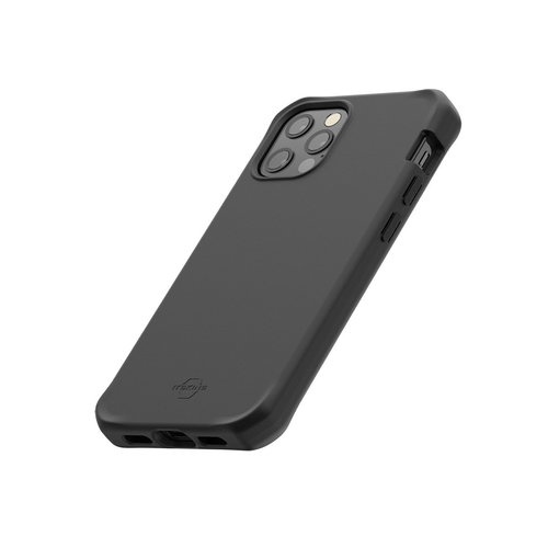 SPECTRUM CASE SOLID BLACK MAT - FOR IPHONE 12/12 PRO SOFT BAG