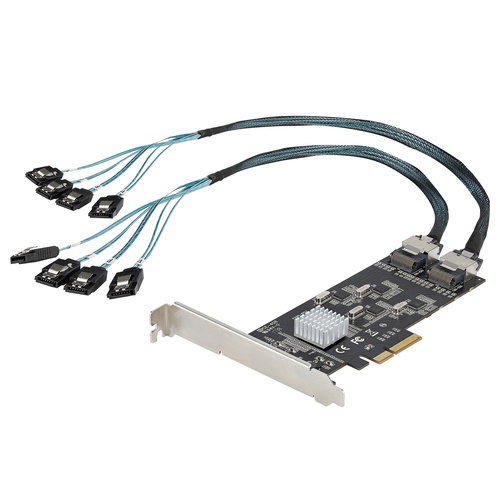 8 PORT SATA 6GBPS PCIE CARD - .