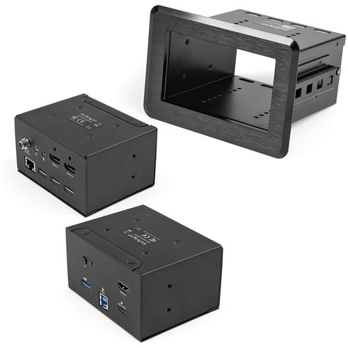 CONFERENCE TABLE BOX W/DOCKING - CONNECTIVITY BOX W/ LAPTOP DOCKI