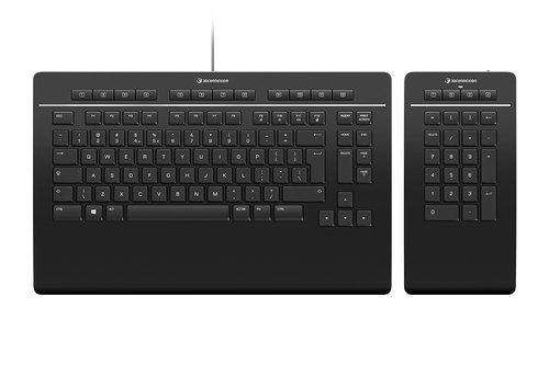 3DCONNEXION KEYBOARD PRO - W/ NUMPAD USB GERMAN (QWERTZ)