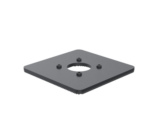150X150MM BASEPLATE 5MM - BLACK -