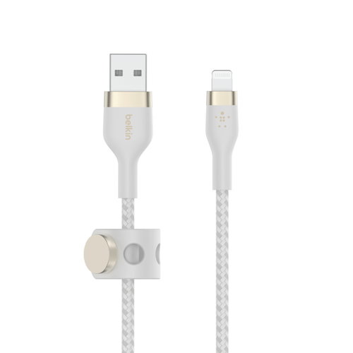 PRO FLEX LIGHTNING/USB-A SILICO - USB-A SILICONE CABLE APPLE CERTI