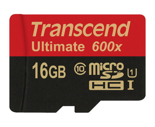 16GB MICROSD W/ ADAPTER U1 MLC - 600X