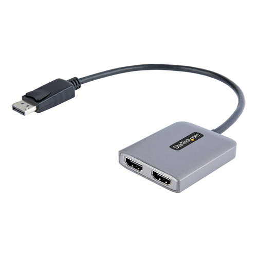 DP 1.4 TO DUAL HDMI MST HUB - 4K 60HZ MULTI MONITOR ADAPTER