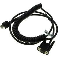 CABLE CAB-549 RS-232 PWR 9P - FEMALE COILED 2.4 M 7.8 FT IP6