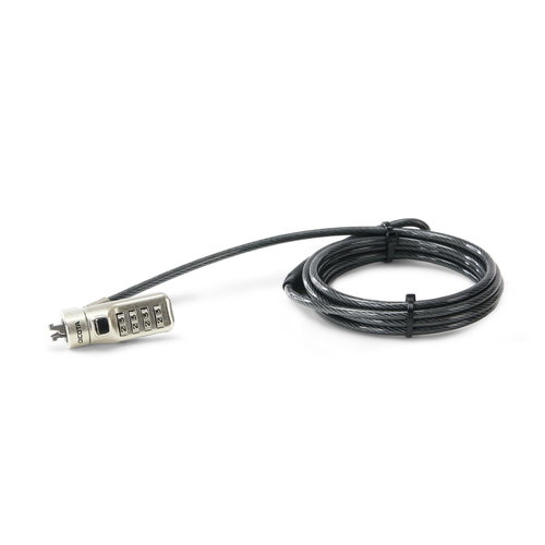 SECURITY CABLE N-LOCK COMBINATI - ESETTABLE 2.5X6MM SLOT SINGLE