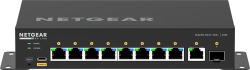 M4250-9G1F-POE+ 10-PORT AVLINE - FULLY MANAGED DESKTOP-SWITCH