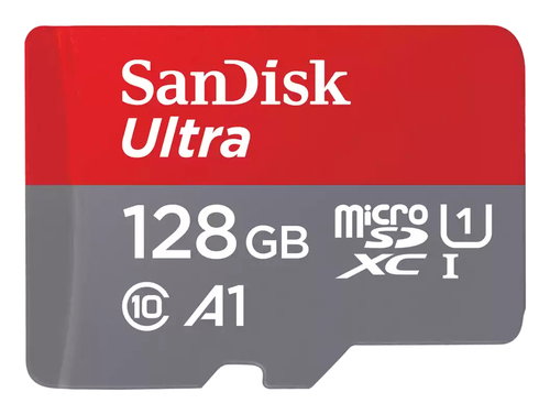 SANDISK ULTRA MICROSDXC 128GB + - SD ADAPTER 140MB/S A1 CLASS 10