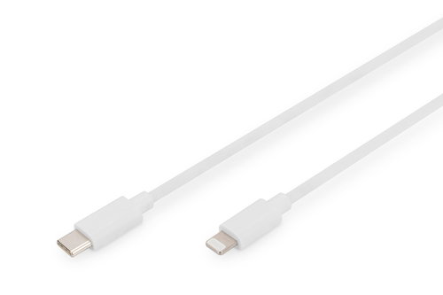 2M TYPE C TO LIGHTNING CABLE - WHITE 5V 2.4A