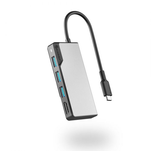 FUSION CORE USB-C 5 IN 1 - HDMI USB HUBSPACE GREY