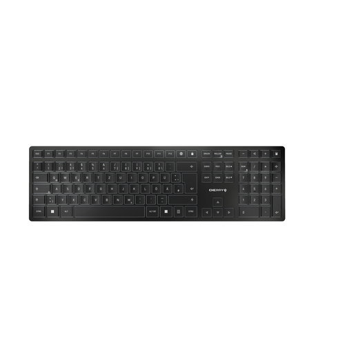 KW 9100 SLIM DE KEYBOARD - WIRELESS BLACK GERMANY