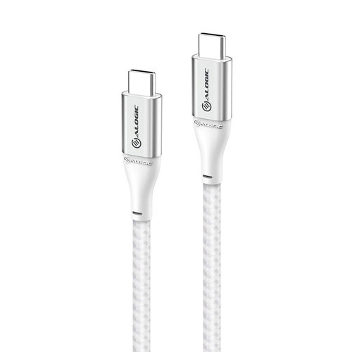 SUPER ULTRA CABLE SILVER - USB-C TO USB-A CABLE 30CM