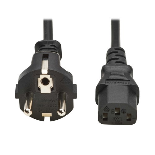 PDU POWER CORD C13 TO SCHUKO - (CEE 7/7) - 10A 250V H05VV-F 2M