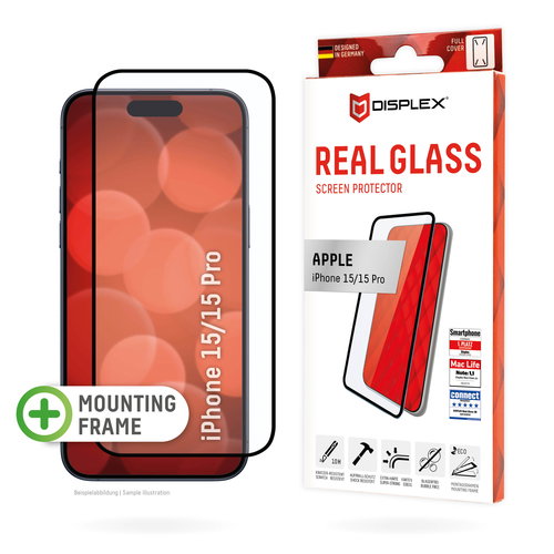 DISPLEX REAL GLASS FC IPHONE - 15/15 PRO
