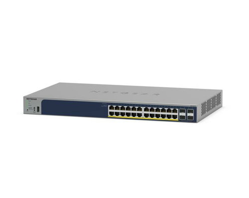 28PORT POE+ GB SMART MGD SWITCH - 24X 1G POE + 4X SFP