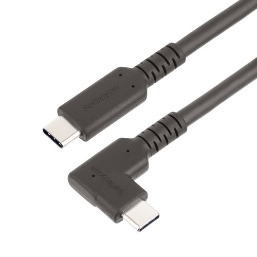 RUGGED RIGHT ANGLE USB-C CABLE - USB C TO C CABLE - 90 DEGREES