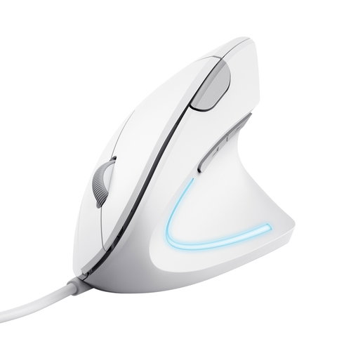 VERTO WIRED ERGO MOUSE WHITE -