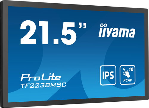 TF2238MSC-B1 21.5IN BONDED PCAP - 10P TOUCH WITH ANTI-FINGERPRINT