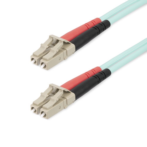 OM4 MULTIMODE FIBER CABLE - AQUA - LC/LC - 50/125 - 40/100GB
