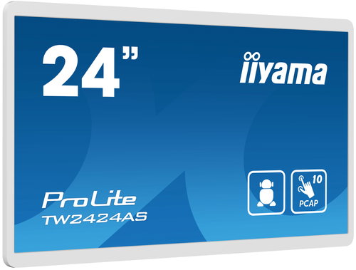 TW2424AS-W1 24IN VA ANDROID OS - MNTR 1920X1080 250CD/M2 10PTOUCH