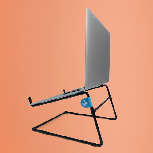 R-GO STEEL OFFICE LAPTOP STAND - BLACK