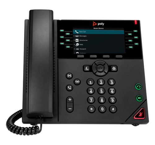 VVX 450 12-LINE BIZ-IP-PHONE - DUAL 10/100/1000 ETHERNET-NO PS