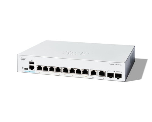 CATALYST 1200 8-PORT GE EXT PS - 2X1G COMBO