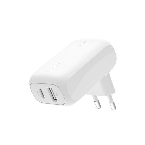 BOOSTCHARGE 42W - 30W USB-C PD - PPS + 12W USB-A DUAL WALL CHARGE