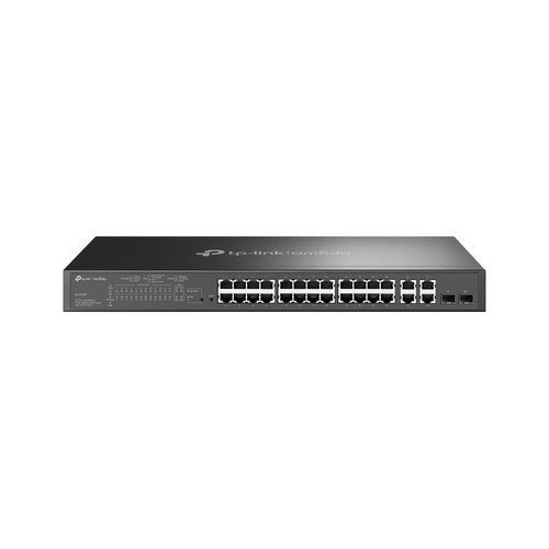 24-PORT POE SMART SWITCH - 24X RJ+4X RJ+2X SFP