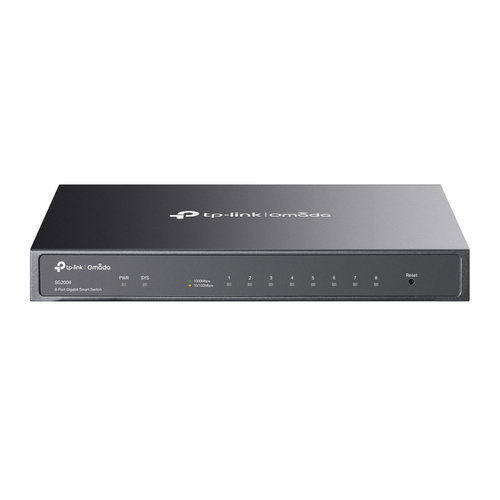 8-PORT GIGABIT SMART SWITCH - DESKTOP STEEL CASE