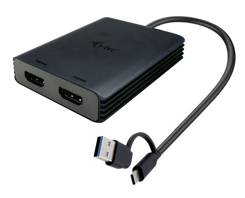 I-TEC USB-A/C 2X HDMI ADAPTER - DUAL 4K HDMI VIDEO ADAPTER