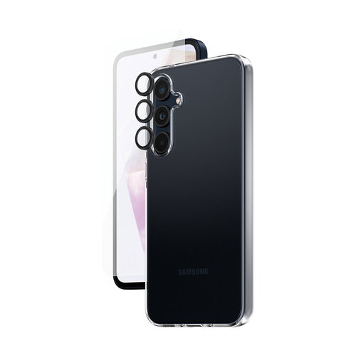 SAFE BUNDLE SAMSUNG A35 5G - SCREENPROTEC+TPUCASE+CAMERARINGS