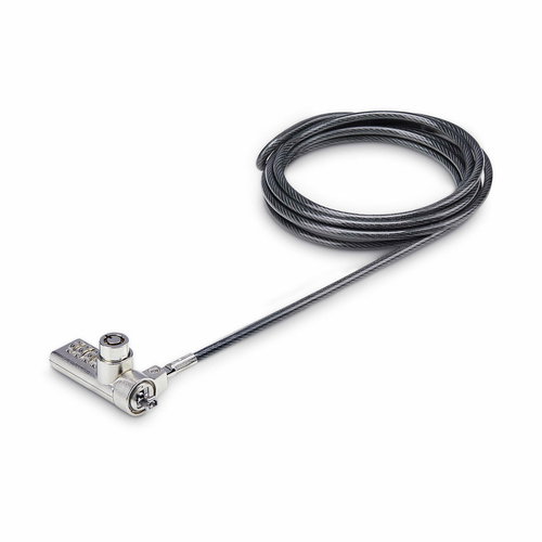 10PK KSLOT LAPTOP LOCK 6.5FT - COMPUTER CABLE LOCK