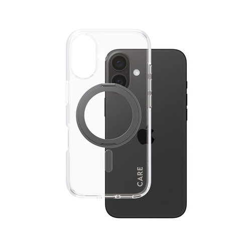 CARE BY PANZERGLASS CASE - FEATURE BLACK KICKSTAND/MAGSAFE