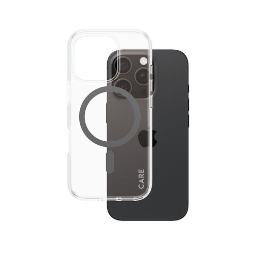 CARE BY PANZERGLASS CASE - FLAGSHIP BLACK MAGSAFE IPHONE 16