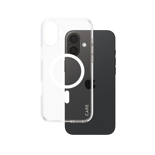 CARE BY PANZERGLASS CASE - FLAGSHIP WHITE MAGSAFE IPHONE 16