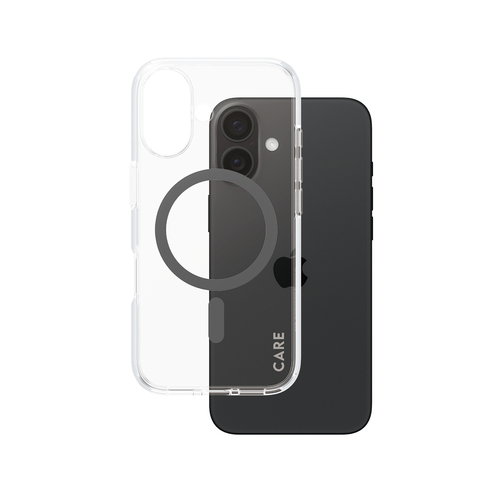 CARE BY PANZERGLASS CASE - FLAGSHIP BLACK MAGSAFE IPHONE 16