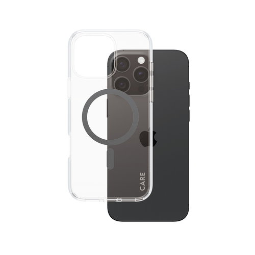 CARE BY PANZERGLASS CASE - FLAGSHIP BLACK MAGSAFE IPHONE 16