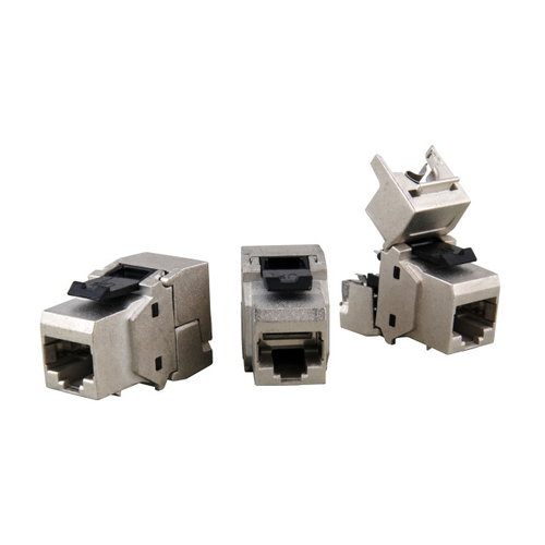 RJ45 KEYSTONE STP CAT.6A 500 - MHZ KOMPONENTEN ZERTIFIZIERT