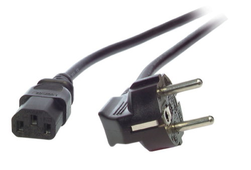 NETZLEITUNG CEE 7/7 90-C13 18 - 0 SCHWARZ 3 M 3 X 1.00 MM