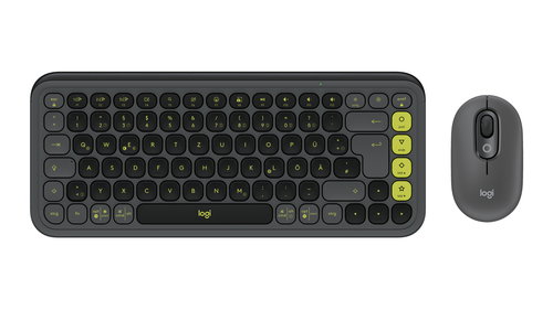 POP ICON COMBO MOUSE AND KB - GRAPHITE - DEU - CENTRAL-419
