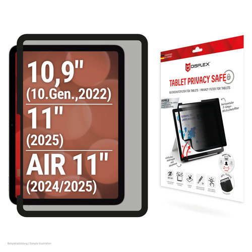 DISPLEX TABLET PRIVACY SAFE - REM. 2-Y FILTER F/IPAD 10.9/11IN