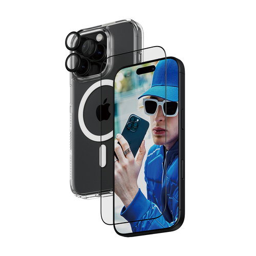 PANZERGLASS 3-IN-1 PROTECTION - BUNDLE IPHONE 16 6.3INCH PRO