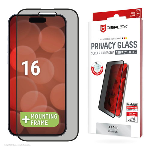 DISPLEX PRIVACY GLASS FC IPHONE - 16